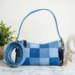 Coach Coachtopia Alter/Ego Small Slouchy Shoulder Bag In Upcrafted Cotton CDT10